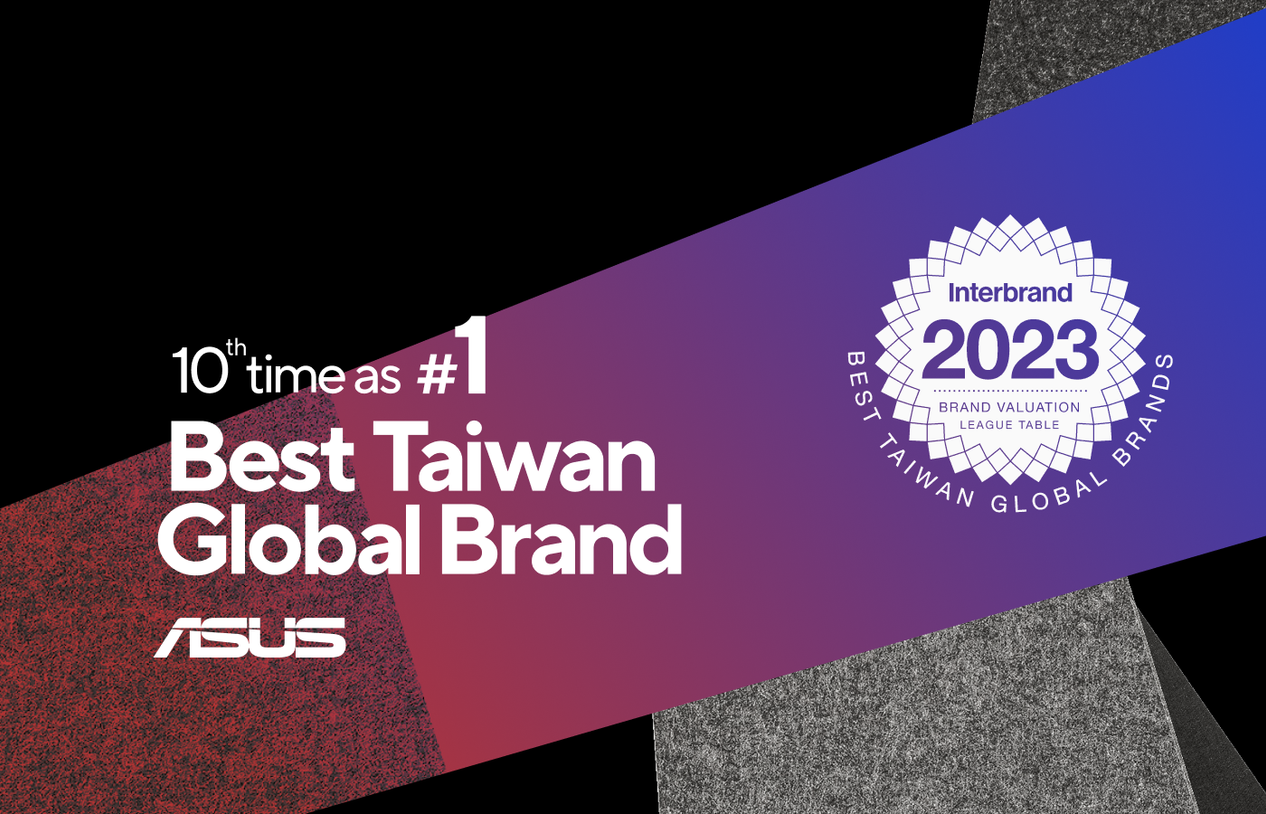 ASUS Tops Interbrand's List of Best Taiwan Global Brands for 2023